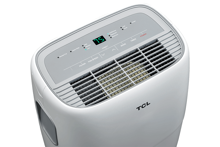 尊龙凯时 20 Pint Dehumidifier TDW30E19 - Top